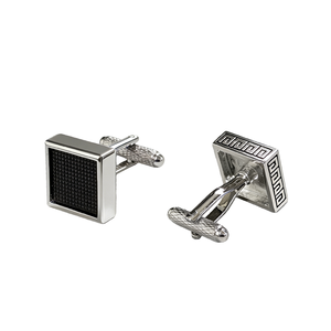 Mancuernillas de Latón con Diseño Cuadrado para <span class=keywords><strong>Camisa</strong></span> de Traje de Hombre, Color Dorado y Plateado, de Alta Calidad para Bodas, Fiestas, Aniversarios y Regalos - Product Image 4