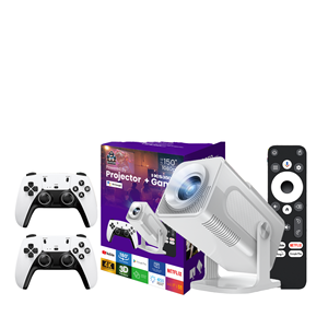 Hy320 Mini Cộng Với Máy Chiếu Di Động Với <span class=keywords><strong>Android</strong></span> 13 Retro Chơi Game Rạp Hát Tại Nhà Máy Chiếu Ngắn Ném Gamepad Mini Nhà Máy Chiếu - Product Image 1