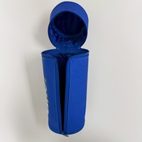 Juego de Papelería HAUHWA, Estuche de Lápices con Cierre de Cremallera y Tubo Redondo de Tela, para Uso Escolar y de Oficina, Hecho en China, Superventas