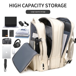Sac à dos de voyage multifonctionnel haut de gamme en tissu Oxford, unisexe, avec fermeture éclair, 36-55L, durable, pour les loisirs et les voyages d'affaires (OEM transfrontalier) - Product Image 4