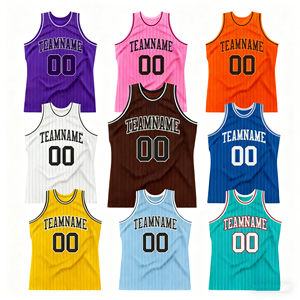 成人青年篮球球衣Dropship洛杉矶古典紫色黄色篮球制服 - Product Image 6