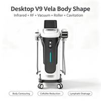 V9 MAX Vela Body Shape, appareil de perte de poids par aspiration, cavitation 80k, rouleau amincissant, massage modelant