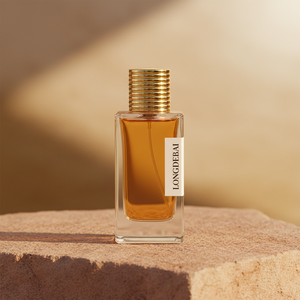 Botella de Perfume de Vidrio Rectangular Simple y Vacía, 30ml 50ml 100ml, Botella de Perfume de Vidrio Transparente con Caja de Empaque - Product Image 4