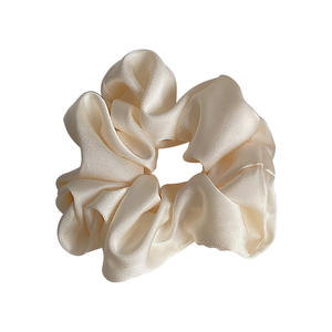 Vendita calda di moda di colore solido di seta Scrunchie donne ragazze elastiche fasce per capelli coda di cavallo accessori per capelli all'ingrosso - Product Image 6