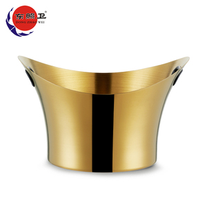 Cubo enfriador de <span class=keywords><strong>vino</strong></span> con apertura amplia, suministros de cocina antideslizantes y gruesos, cubos de hielo de cerveza de acero inoxidable, diseño especial más nuevo - Product Image 3