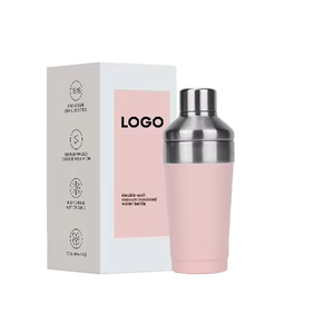 Logo personnalisé 20oz en acier inoxydable <span class=keywords><strong>Martini</strong></span> Cocktail Bar Shaker de qualité alimentaire large bouche gobelet isolé - Product Image 1