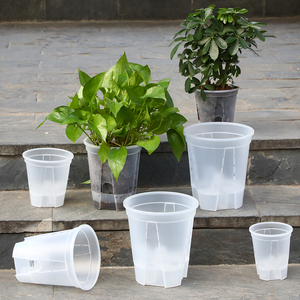 Pots de fleurs transparents <span class=keywords><strong>d</strong></span>'<span class=keywords><strong>intérieur</strong></span> de haute qualité <span class=keywords><strong>pour</strong></span> plantes Pots de fleurs épais et clairs - Product Image 6