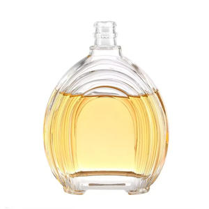 Bottiglie di liquore vuote personalizzate a forma di arco da 500 ml, in vetro cristallino, a forma speciale, serigrafate, all'ingrosso per imballaggio industriale - Product Image 5