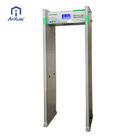 Pintu Detektor Logam Anti-Interferensi 33 Zona dengan Lampu Indikator LED Gerbang Inspeksi Keamanan