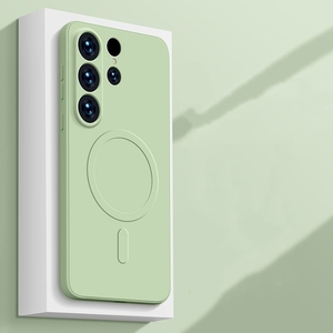 Nouveauté Étui de téléphone magnétique liquide de luxe antichoc pour S24 S23 S22 S21FE <span class=keywords><strong>S21</strong></span> PLUS S21ULTRA - Product Image 3