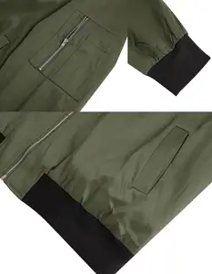 Bomber Jacket Men Custom Embroidery Pu Leather Jacket Men Genuine Jackets For Men 2023