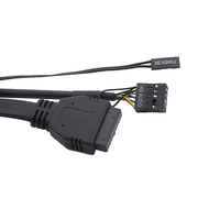 Cable de extensión USB 3,0, placa de circuito de salida de Audio PCB personalizada para ordenador, doble montaje en Panel frontal del chasis