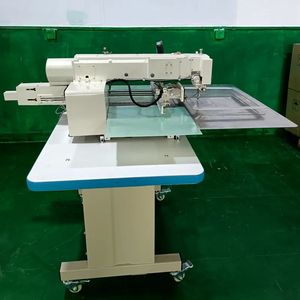 Máquina de coser con patrón de cuero industrial computarizado, cuero típico para bolso - Product Image 2