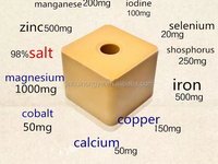 Blocs de sel minéral organique de 2,5 kg, qualité alimentaire, pour bovins et ovins, nouvel équipement d'élevage