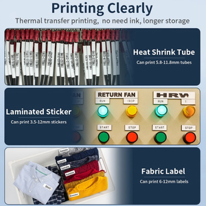 Machine à étiqueter <span class=keywords><strong>AIMO</strong></span> E1000 PRO avec ruban, étiqueteuse thermorétractable, étiquettes imperméables, étiqueteuse pour câbles - Product Image 4