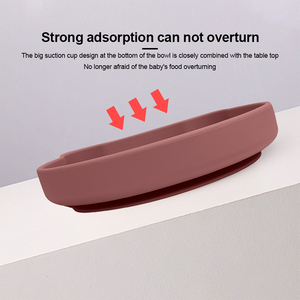 Promoción ecológica, vajilla para aperitivos para niños, suministros de alimentación para bebés, babero de silicona con succión, juego de cucharas - Product Image 4