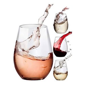 Copas de Vino Personalizadas al por Mayor, Reutilizables, de Plástico, para Brindis, sin Tallo - Product Image 1