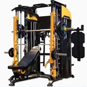 Smith Machine — Machine de gymnastique, outil d'entraînement à domicile, câble de musculation, exercices croisés, multiples montures, multiples