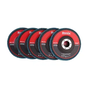 Ronix RH-3770 Ceramic Abrasive Flappy Disc Set Grinding Wheel Cutting Wheel Grinding 40 60 80 100 120 Grinding Disc