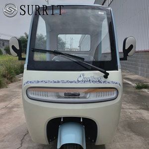 รถสามล้อไฟฟ้าแบบเปิดประทุนสำหรับผู้โดยสาร พร้อมหลังคา สำหรับผู้ใหญ่เดินทาง - Product Image 5