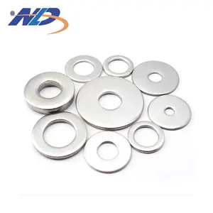 Bagian Mesin Cuci Logam Karbon Tembaga Aluminium Kuningan, Gasket Datar Kecil Stainless Steel 304