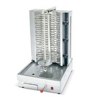 Machine à shawarma électrique à 3 tubes chauffants, gril vertical rotatif pour kebab, rôtissoire commerciale