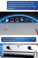 Machine automatique QIFENG QF-01 pour l'application de doublures de chaussures, machine de laminage et de collage continu de tissus