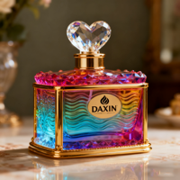 Flacon de parfum pour femme de marque de luxe, 100 ml, flacon de parfum en verre rectangulaire, 30 ml, 50 ml, 100 ml