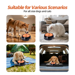 Tigelas de Água para Gatos e Cães, Tigela Flutuante Antivazamento de Plástico para Gatos, Cães e Filhotes - Product Image 5