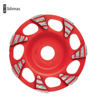 Disque abrasif diamanté OEM haute dureté 5"125mm 6"150mm 7"178mm pour le meulage du béton et des sols en terrazzo