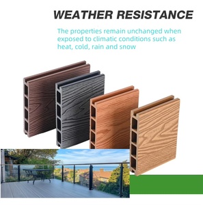 Gỗ nhựa sân thượng tầng Composite decking anh Patio giá rẻ blackdecking ngoài trời thân thiện với môi chống UV ép đùn <span class=keywords><strong>WPC</strong></span> không thấm nước - Product Image 5