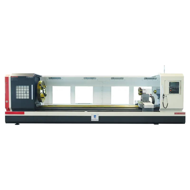 Diskon 3% GSK FANUC KND mesin bubut cnc CK61125 CK61150 mesin bubut horizontal