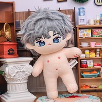 Poupée en coton corps nu en gros, sans squelette, sans caractéristiques spécifiques, poupée célébrité moelleuse, jouet en peluche humanoïde mignon