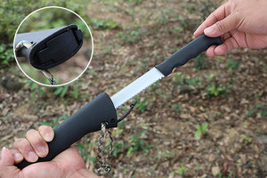 Hache de survie professionnelle industrielle moderne, multifonctionnelle, en acier à haute teneur en carbone, durable, portable, pour la randonnée en extérieur - Product Image 5