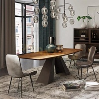 Meubles de salle à manger moderne ensemble de table à manger ensemble de table à manger extensible 8 chaises restaurant tables à manger en bois à vendre