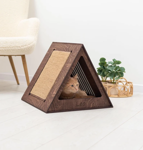 Casetta in legno <span class=keywords><strong>per</strong></span> gatti di lusso moderno e Scratching Board Design triangolare <span class=keywords><strong>per</strong></span> uso esterno o interno <span class=keywords><strong>per</strong></span> <span class=keywords><strong>cani</strong></span> - Product Image 1