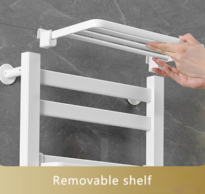 Chauffe-serviettes de Spa chaud blanc Double élément chauffant pour salle de bain Lady Darling porte-serviettes chauffant - Product Image 4