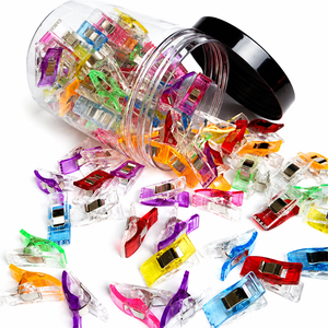 Clips de Costura de Plástico Marca BOCHENG (Portátiles) en Colores Surtidos para Acolchado, Confección y Fijación de Telas, Suministro de Fábrica - Product Image 4