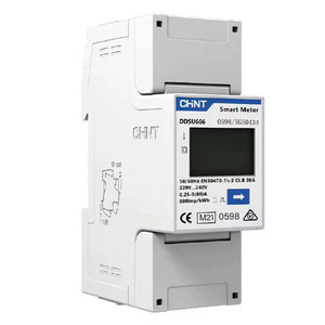 มิเตอร์วัดพลังงานแบบราง DIN สำหรับแผงโซลาร์เซลล์แบบเฟสเดียว รุ่น SPM-C ของ Growatt คุณภาพเยี่ยมจากสหภาพยุโรป หน้าจอ LCD 6 หลัก ความแม่นยำระดับ 1 - Product Image 1