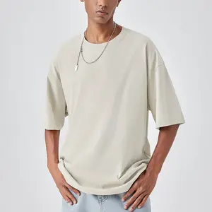 Clothing 100 Cotton Blank Tshirt Custom Men's T Shirt Glow In The Dark 100 Percent Cotton Plain Tshirt