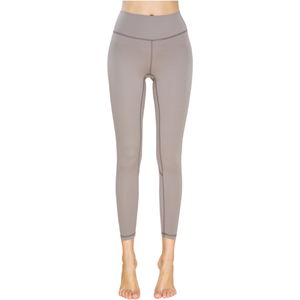 Leggings <span class=keywords><strong>de</strong></span> sport pour femmes Lulu Design, taille haute, élastique, nylon et élasthanne, couleur nude, été, collants <span class=keywords><strong>de</strong></span> yoga - Product Image 1
