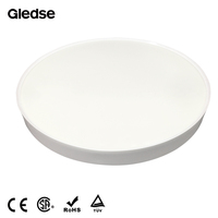 Lampes rondes DS-24 28/36/40 Watt, lampe de plafond LED ronde blanche, lampe suspendue/encastrée avec lumière naturelle 4000K, éclairage domestique