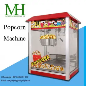 Macchina per popcorn automatica commerciale per alimenti caldi e freschi maquinas de pipocas nostalgia