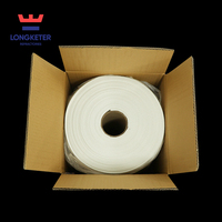 Papier isolant en fibre céramique LKT, composition Al2O3+SiO2, température de fonctionnement 1260°C, conductivité thermique 0,075, largeur 610-1220 mm
