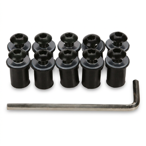 Nouvelles vis de moto de haute qualité, vis de pare-brise de 5 mm, écrous décoratifs universels pour motos sportives de grande cylindrée - Product Image 2