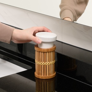 Taza de Bambú Desmontable de Alta Calidad, Precio Competitivo, Accesorio de Baño en Venta - Product Image 2