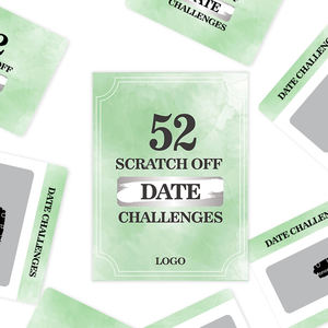 Personnalisé 52 Date Nuit Bucket List Fun Adventure Couple Challenge Jeux à gratter Carte à gratter - Product Image 2