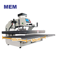 Machine de presse à chaud pneumatique à Double station 50*60 machine de sublimation semi-automatique