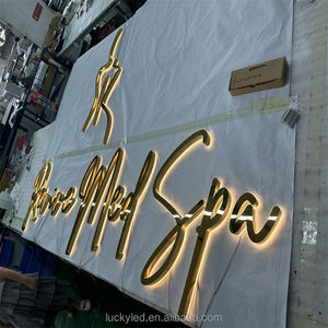 صانع شعار الشركة المصنعة مخصصة رسائل ليد ثلاثية الأبعاد متجر لافتات ثلاثية الأبعاد علامة شعار أكريليك ثلاثية الأبعاد للشركة - Product Image 4