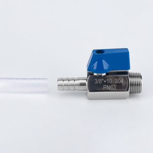 Alahot 304 Stainless Steel Floating <strong>Ball</strong> <strong>Valve</strong> <strong>Mini</strong> Double Thread High Pressure 4/6 Inch 1 Inch <strong>Valve</strong> - Product Image 3